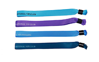 Festival Event Woven Cloth Wristbands Full Color Dye Sublimation Printing