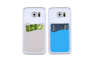 Smartphone Silicone Credit Card Holder Full Color Printed Logo Light Weight